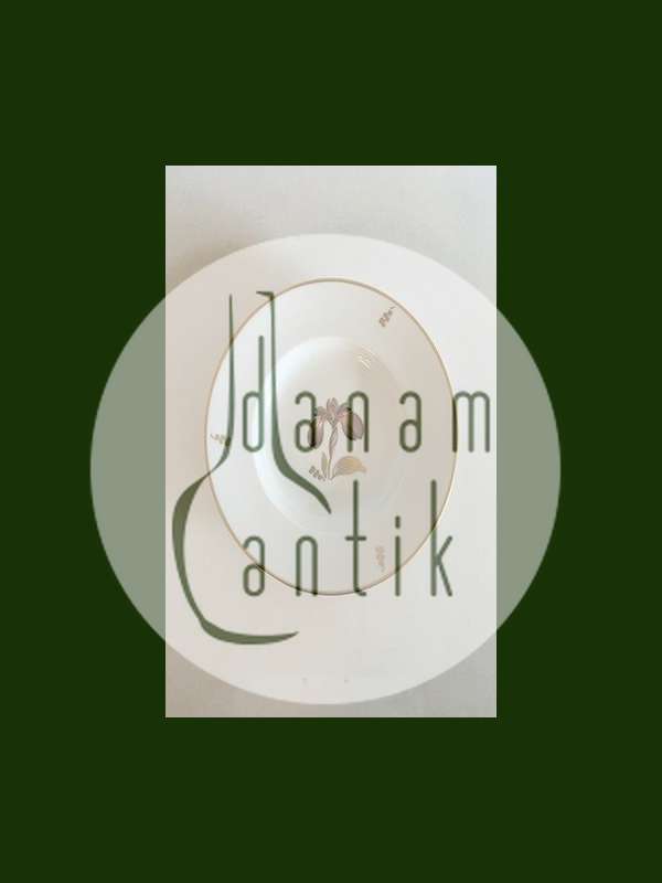 Royal Copenhagen Brun Iris Dyb Tallerken No 10516