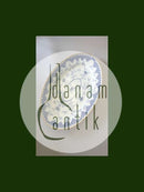 Bing & Grøndahl Dickens Sommerfugl med Guld Ovalt Serveringsfad No 15