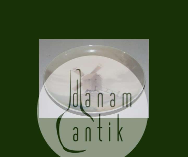 Bing & Grøndahl Vægtallerken med vindmølle No 4218/357-13