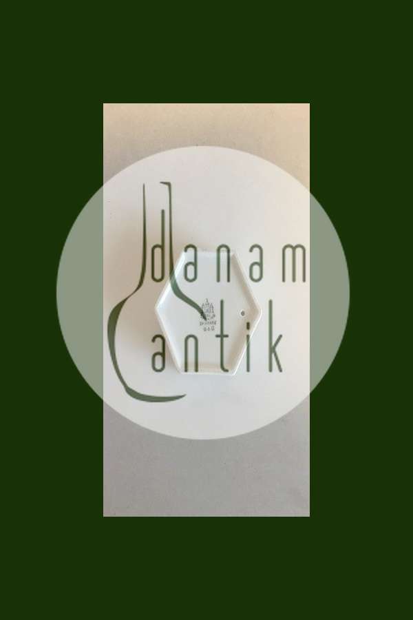 Bing & Grøndahl Sekskantet lysestage/Kertestage med grangren