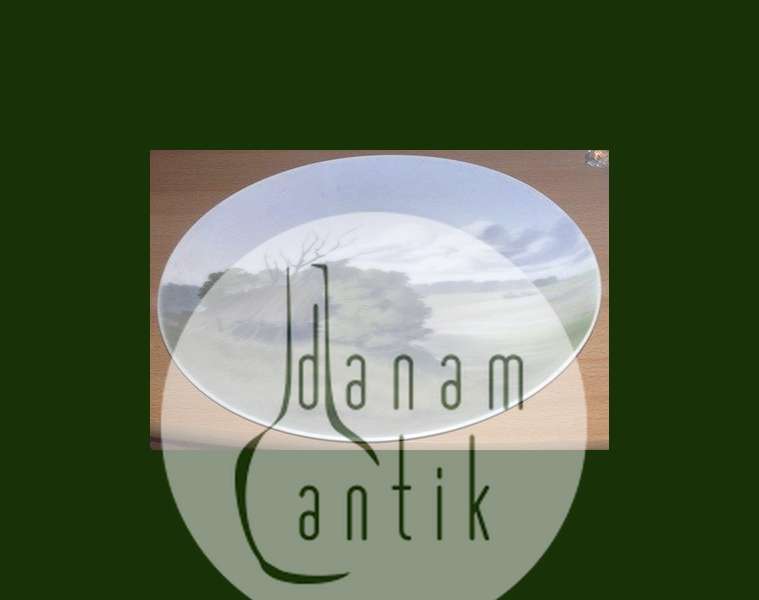 Bing & Grøndahl Unika Tallerken af Amalie Schou