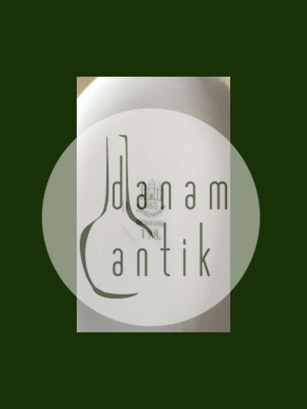 Bing & Grøndahl Måge med Guld Lille Bladformet Asiet No 198