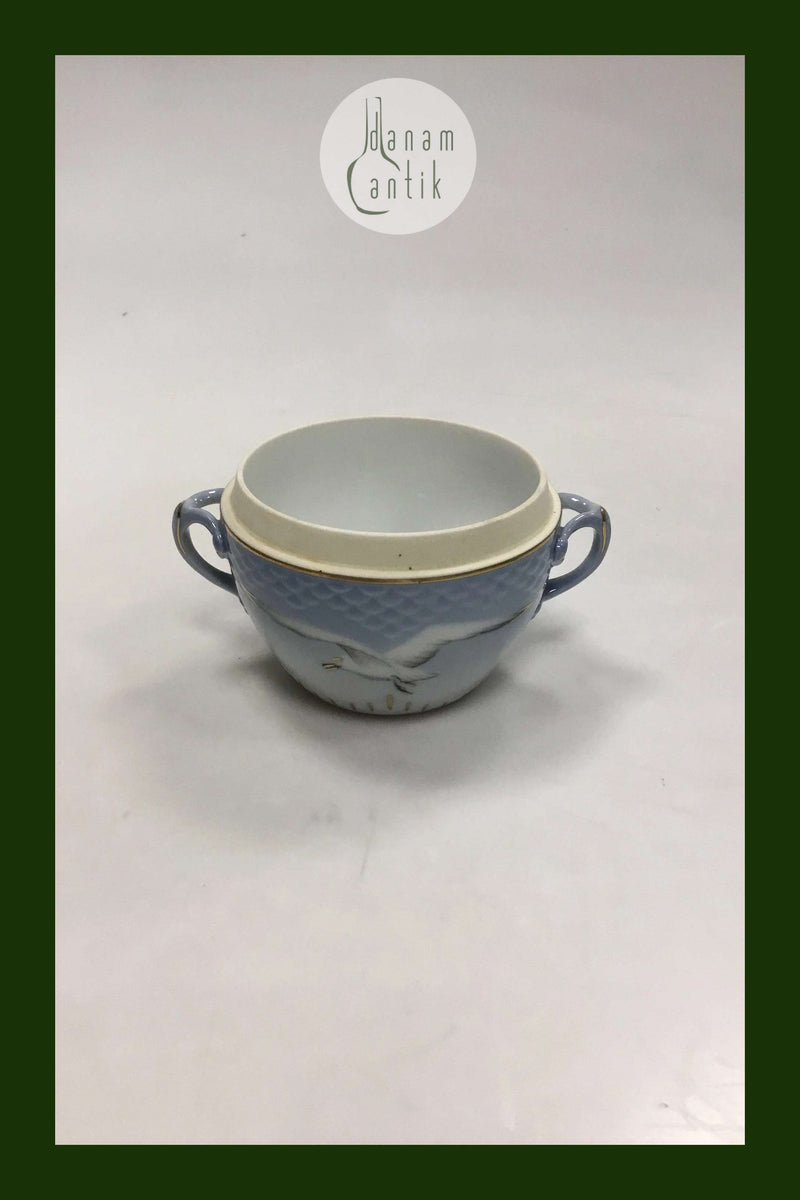 Bing & Grøndahl Måge med guld Sukkerskål uden låg No 94