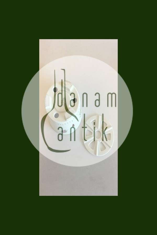 Bing & Grøndahl Saksisk Blomst, Creme Fyrfadsvarmer No 237