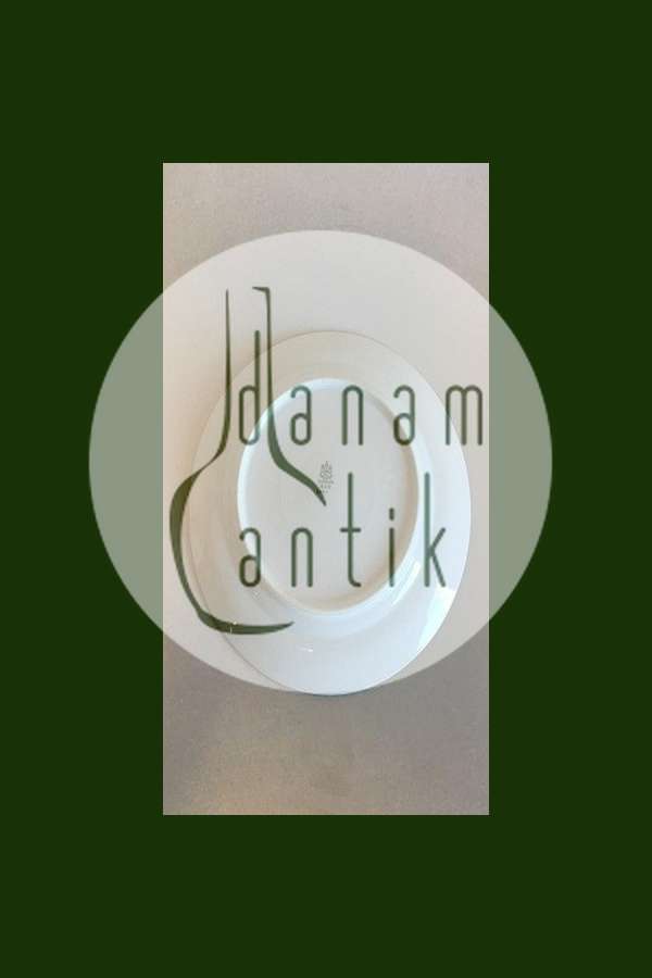 Bing & Grondahl Saxon Flower, White Dinner Plate No 248