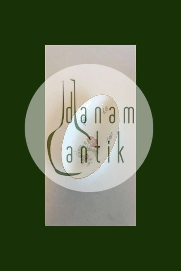 Bing & Grøndahl Saksisk Blomst, Håndmalet Ovalt fad No 39