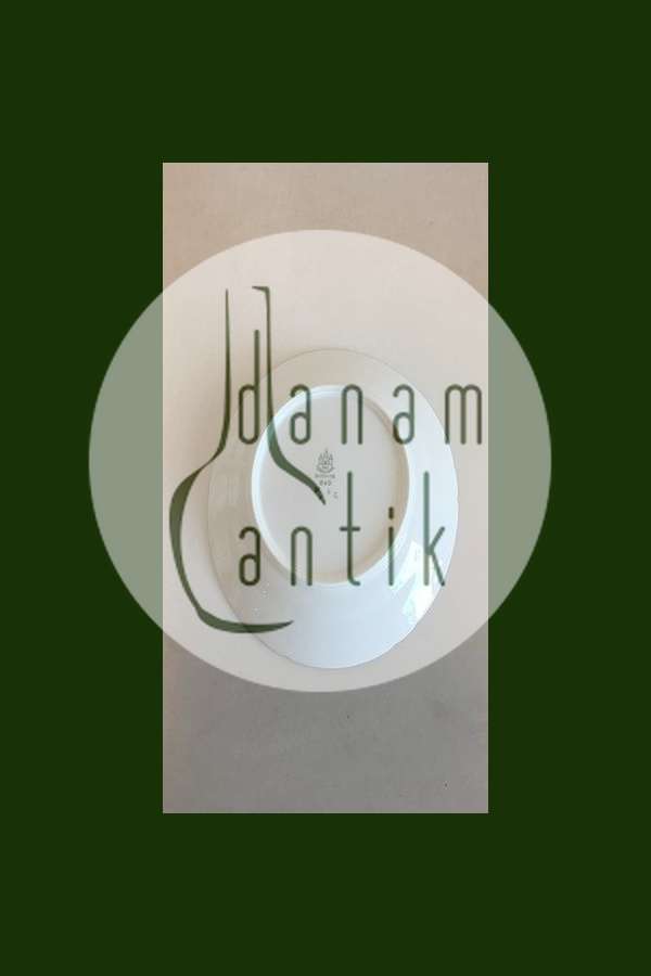 Bing & Grøndahl Saksisk Blomst, Håndmalet Sidetallerken No 27