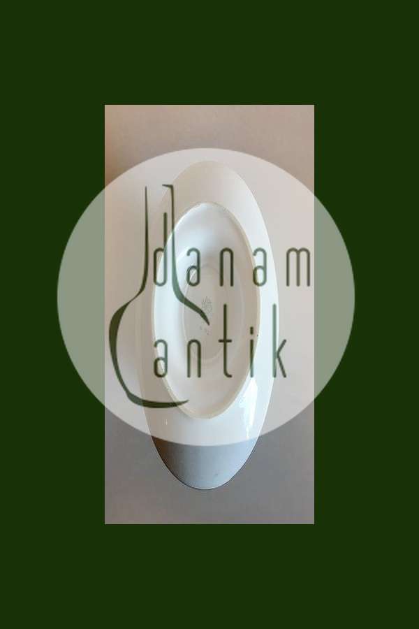 Bing og Grøndahl Sovseskål Stel med grøn dekoration med guld på form 507(Herregaard)