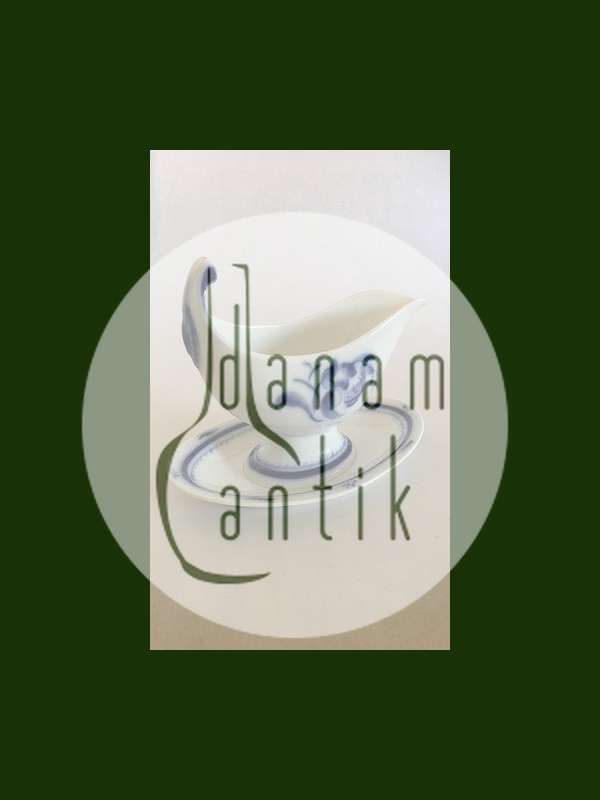 Bing & Grøndahl Jubilæumsstel / Blå Nellike Sovseskål