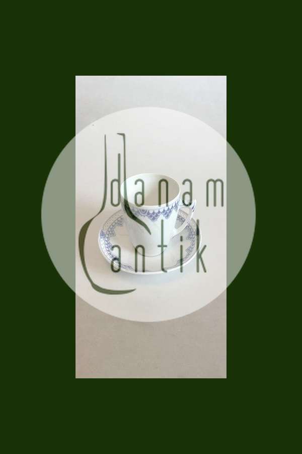 Bing & Grondahl Kronberg Coffee Cup and pierced Saucer No 305