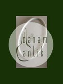 Bing & Grøndahl Egmont Ovalt Fad No 15 Vinrød Kant med Guld