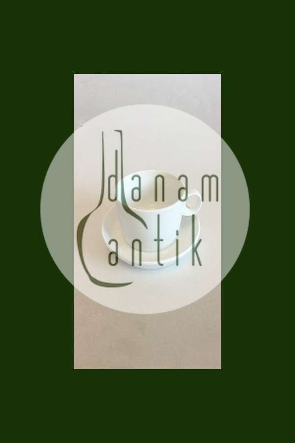 Bing Grondahl Hank咖啡杯，带圆形手柄，编号746。设计者：Erik Magnussen