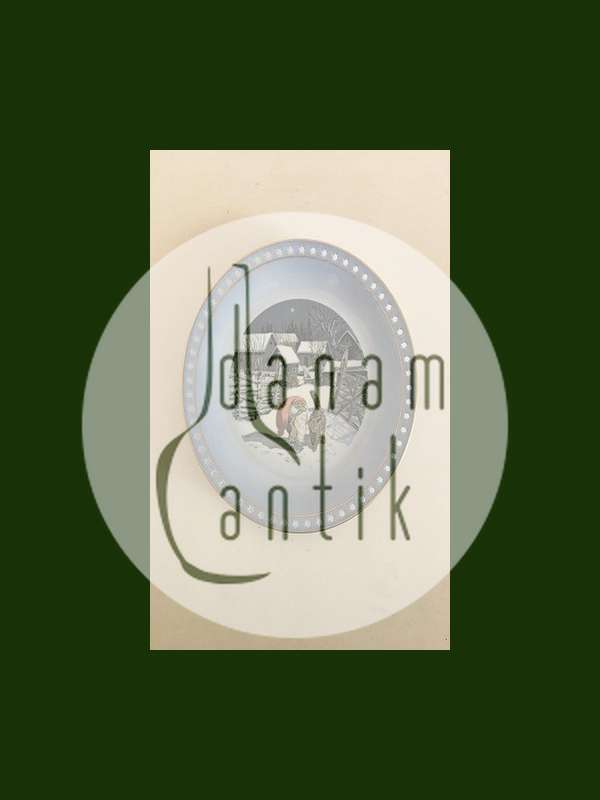 Bing & Grøndahl Harald Wiberg Julestel Rundt Kagefad No. 3510/624