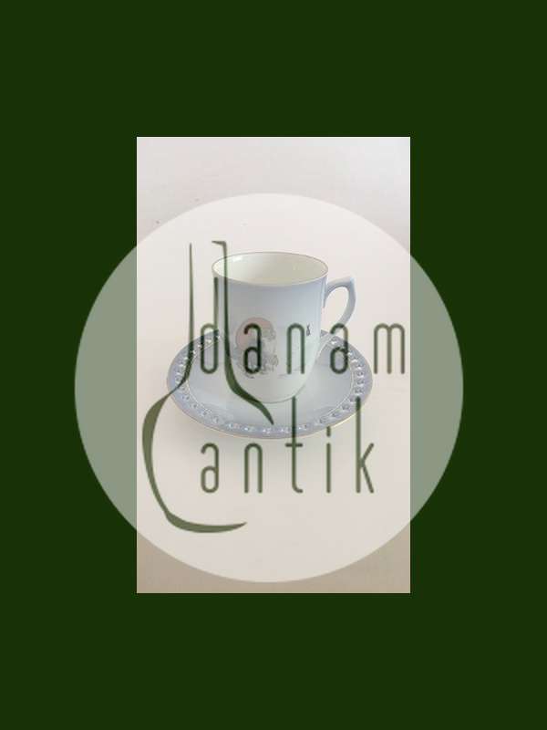 Bing & Grøndahl Harald Wiberg Julestel Kaffekop med Underkop No. 3505/305