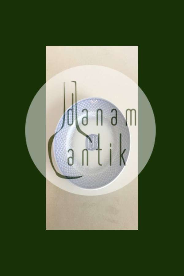 Bing & Grondahl Blue Tone - Seashell Hotel with Logo Lunch Plate No 1007