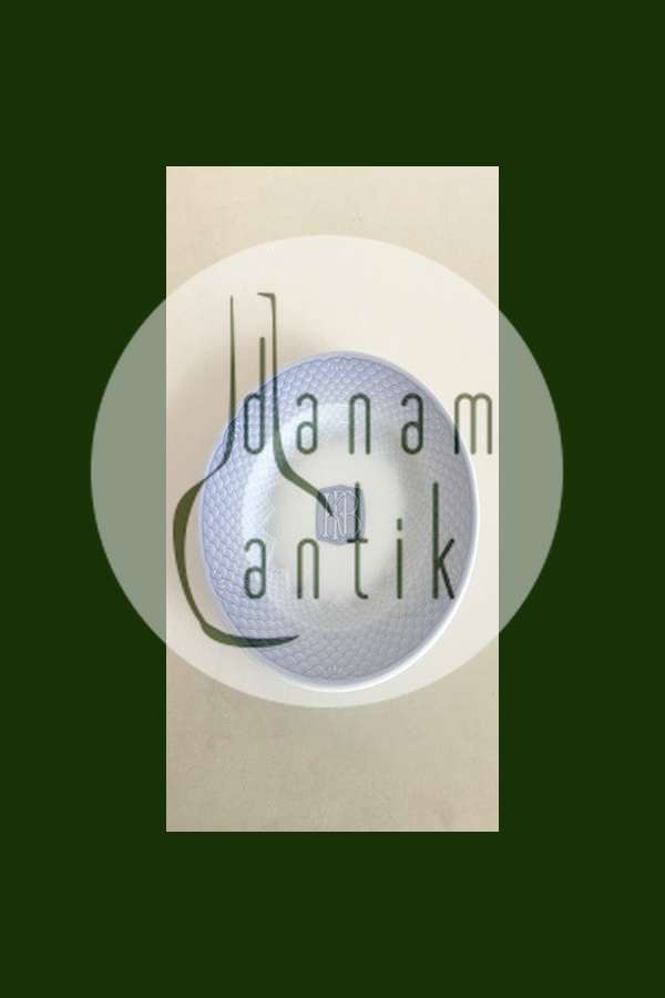 Bing & Grondahl Blue Tone - Seashell Hotel with Logo  Cake Plate No 1002