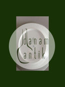 Bing und Grondahl Blau bemalte Musselmalet geriffelter Büchsenteller