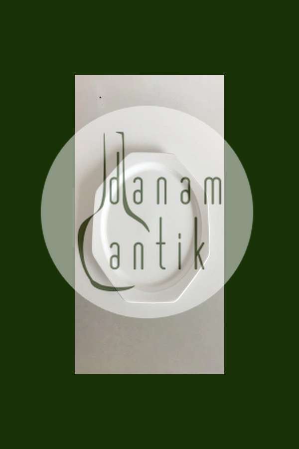 Bing & Grøndahl Hvid Café Spisetallerken No 325