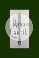 Georg Jensen Rosenborg Sølv Plet Spisegaffel