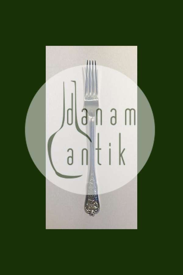 Georg Jensen Rosenborg Sølv Plet Spisegaffel