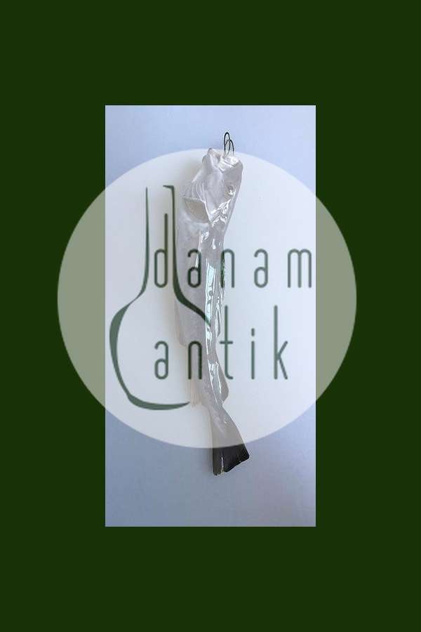 Royal Copenhagen Art Nouveau Hængevase udformet som Torsk No 458