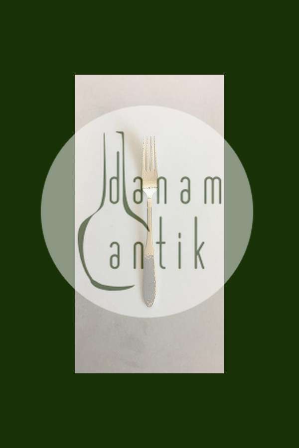 Georg Jensen Sølvplet Mermaid Spisegaffel