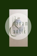 Dahl Jensen Porcelænsvase i Underglasur med strandmotiv No 91/56