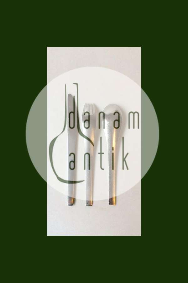 Georg Jensen Stainless Steel Blå Haj Bestiksæt til 12 personer, 36 dele