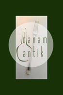 Georg Jensen不锈钢 "Copenhagen Line, Mat "午餐叉