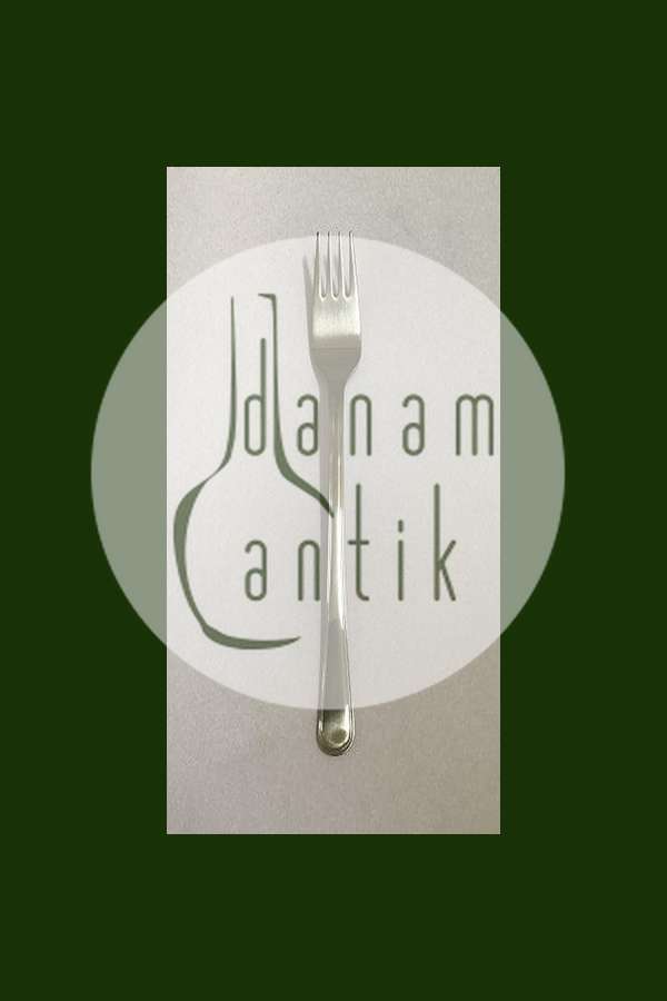 Georg Jensen不锈钢 "Copenhagen Line, Mat "蛋糕叉