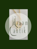 Georg Jensen Forgyldt Sterling Sølv 1996 Årshalskæde med Druevedhæng og lille perle.