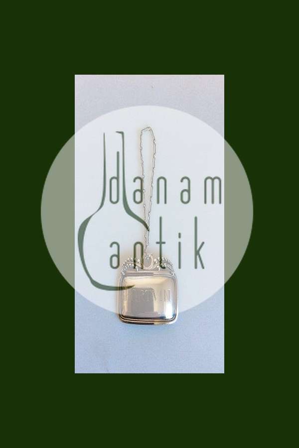 Georg Jensen Sterling Sølv Flaskeskilt "Portvin" No 293