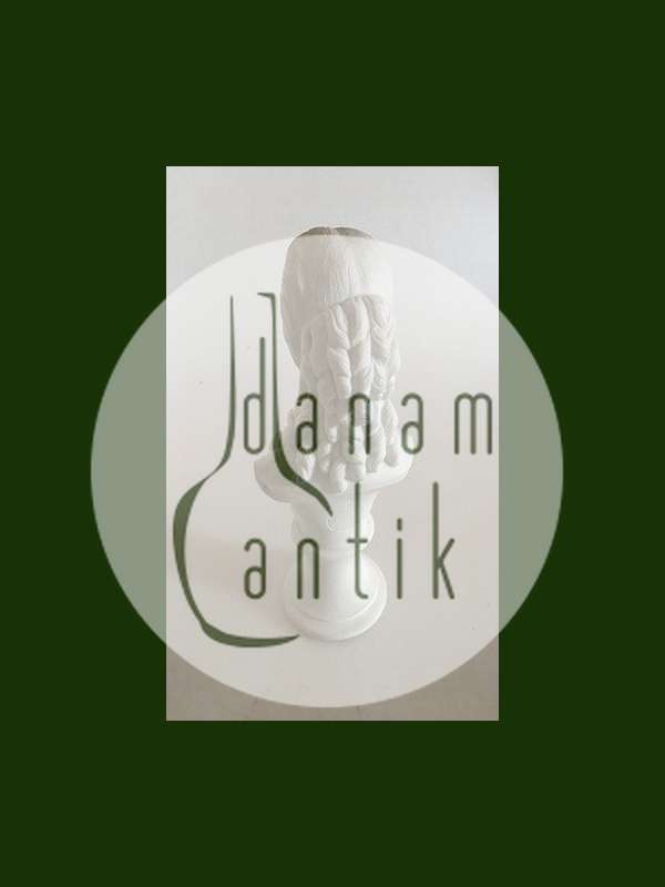 Bing og Grøndahl Bisque figur af Dame på base