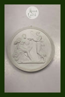 Royal Copenhagen Bisque Platte Herkules modtager udødelighedens drik af Hebe No 108