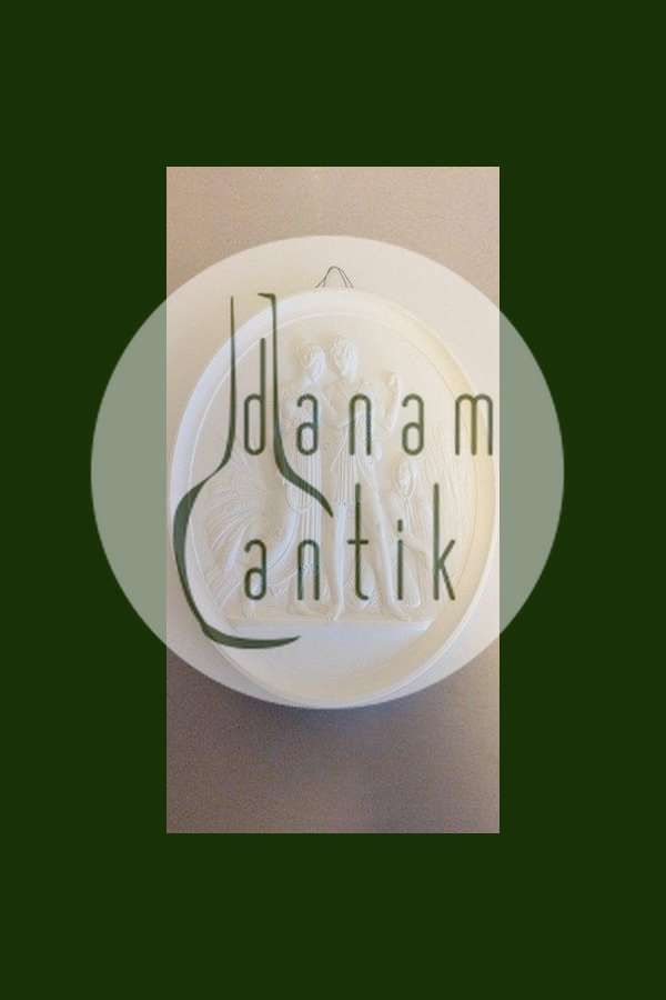 Kæmpe Royal Copenhagen Biscuit Platte Sommer No 117. Kopi fra 1842-43 af N.G.Henriksen efter Thorvaldsens original fra Rom 1836.