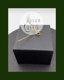 Georg Jensen forgyldt Messing Cykel Slipsenål