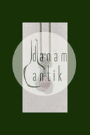 Georg Jensen Sterling Silver Necklace with Pendant No 453 Droplet Pink Quartz（ジョージ ジェンセン スターリング シルバー ネックレス ペンダント No 453 ドロップレット ピンク クォーツ