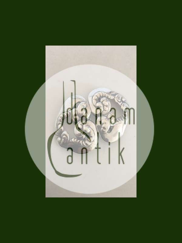 Early Georg Jensen Danish Art Nouveau Belt Buckle No. 10 in 826 Silver