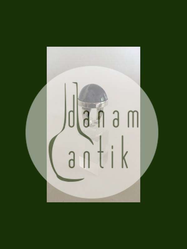 Georg Jensen Sterling Sølv Ring No 90C med Blå Sten.