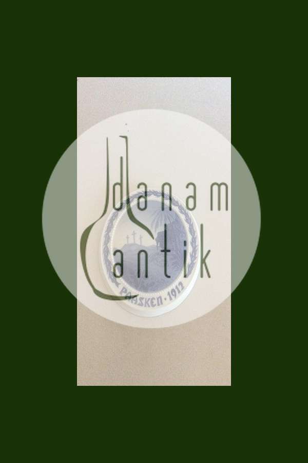 Bing & Grøndahl Påskeplatte fra 1912