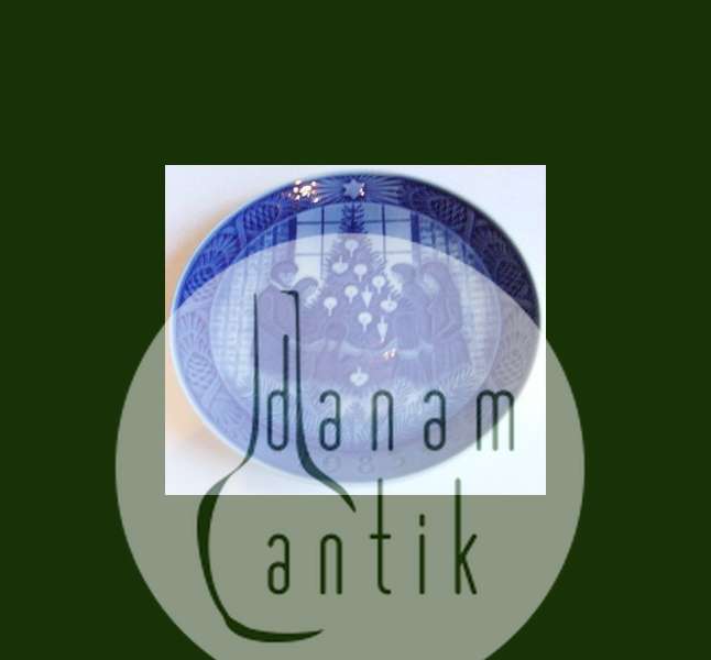 Royal Copenhagen Kgl Juleplatte 1983