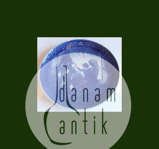 Royal Copenhagen Kgl Juleplatte 1981