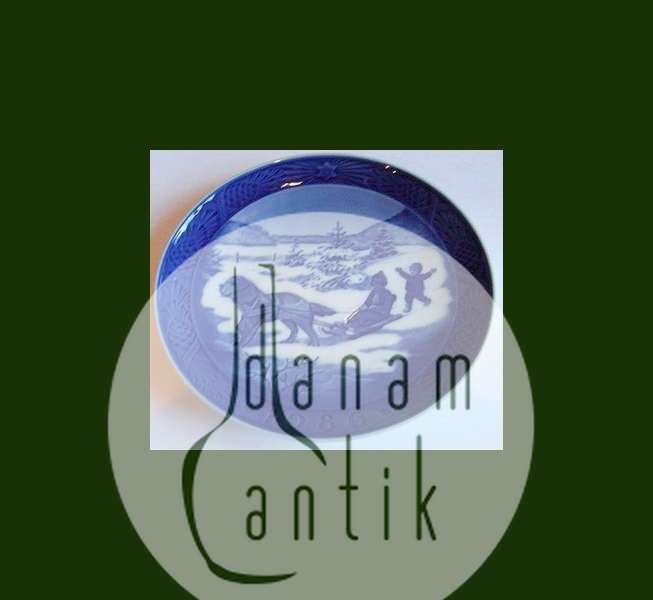 Royal Copenhagen Kgl. Juleplatte 1986