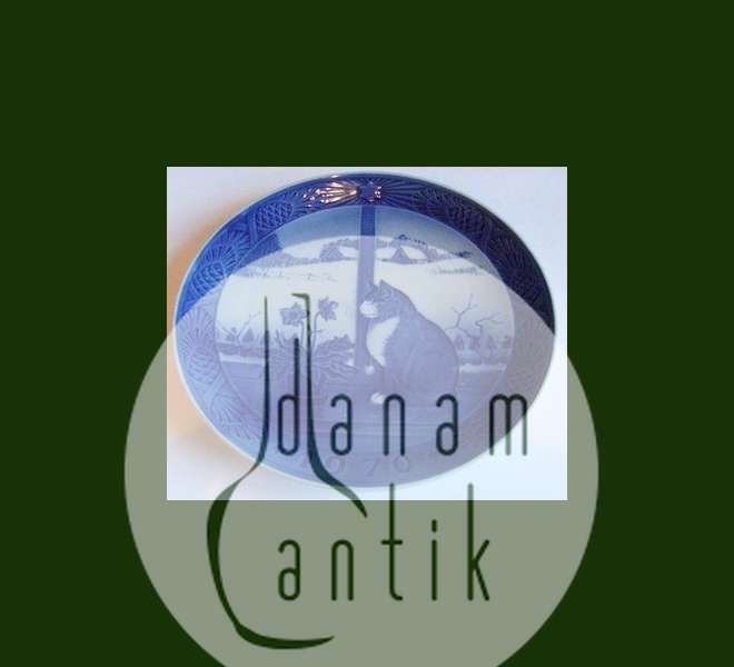 Royal Copenhagen kgl Juleplatte 1970