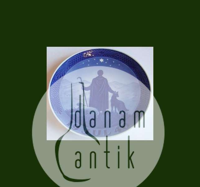 Royal Copenhagen Kgl Juleplatte 1940