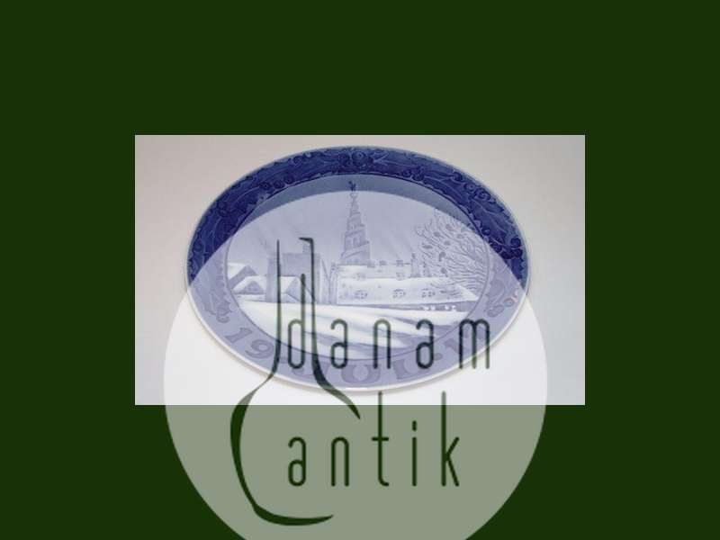 Royal Copenhagen Kgl Juleplatte 1917