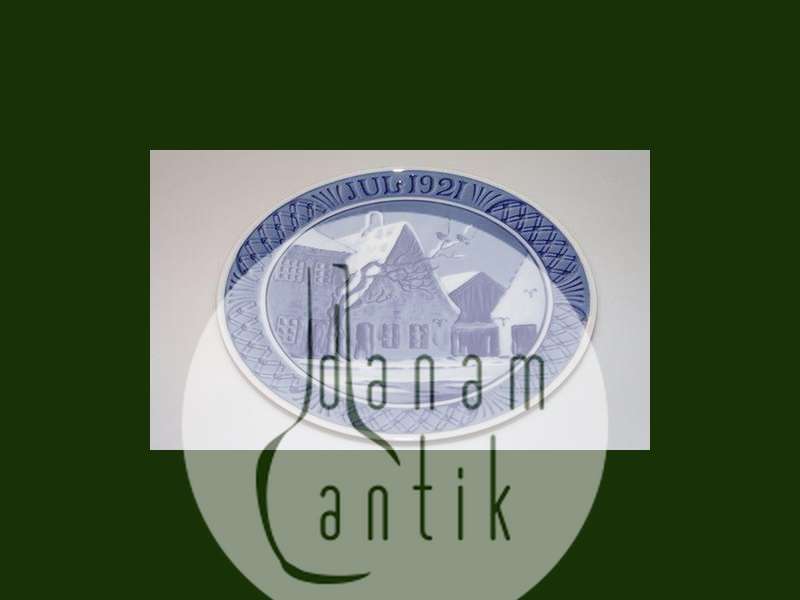 Royal Copenhagen Kgl Juleplatte 1921