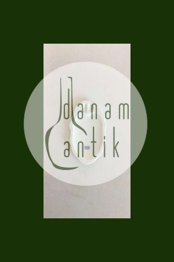 Royal Copenhagen Mindeplatte Glædelig Jul Fra Dalgas 1912 Oval med guldbelægning