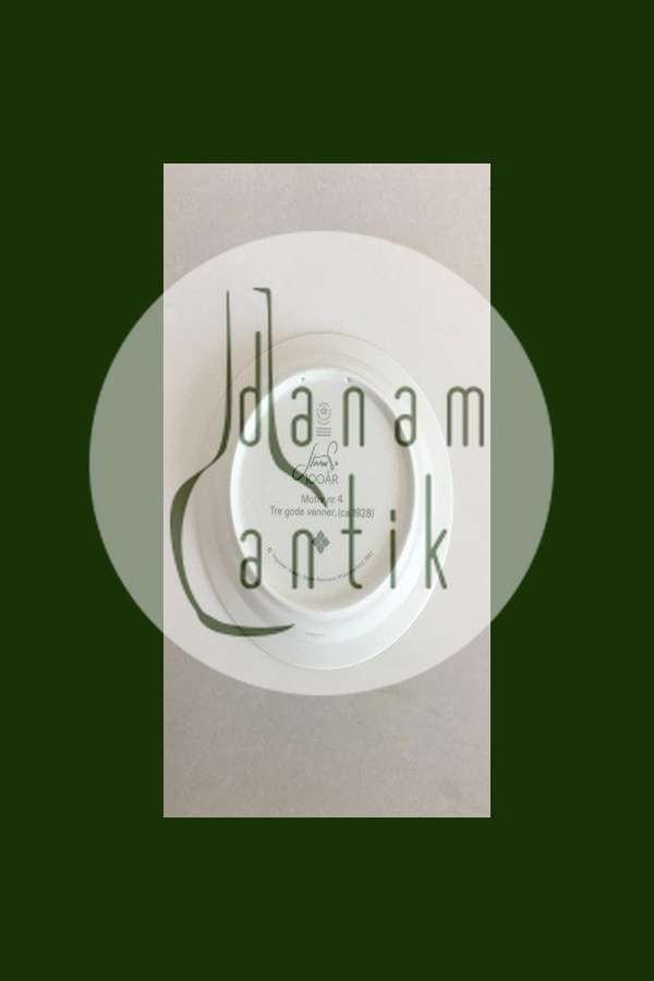 Royal Copenhagen Storm P Jubilæums Platte no. 4