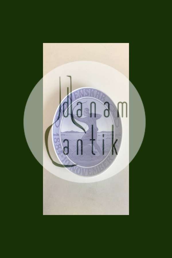 Royal Copenhagen Mindeplatte fra 1924 RC-CM229